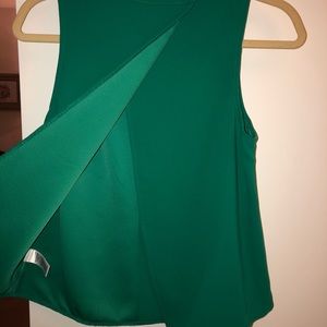 Emerald green blouse- size xs